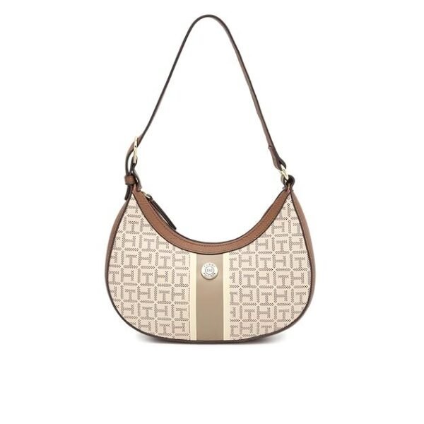 Tommy Hilfiger Womens Beige Color Handbag